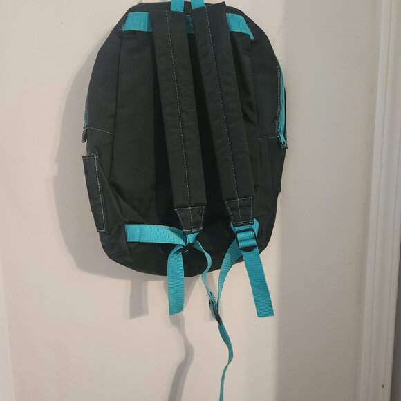 RARE 90's Pochacco DogVintage Black and Teal Green Polka Dot Backpack - Picture 2 of 6